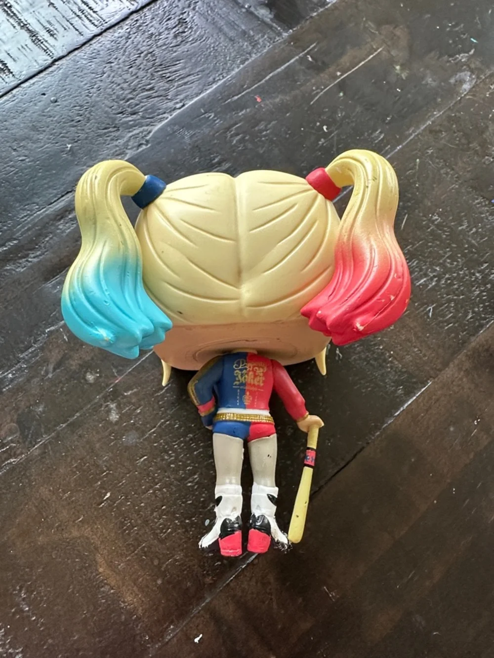 Harley Quinn Pop! Vinyl Figure - Blonde with Red & Blue Tips